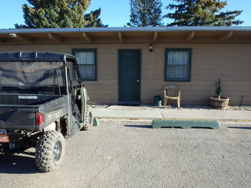 GDMBR: We shared a common entryway door with an ATV user.